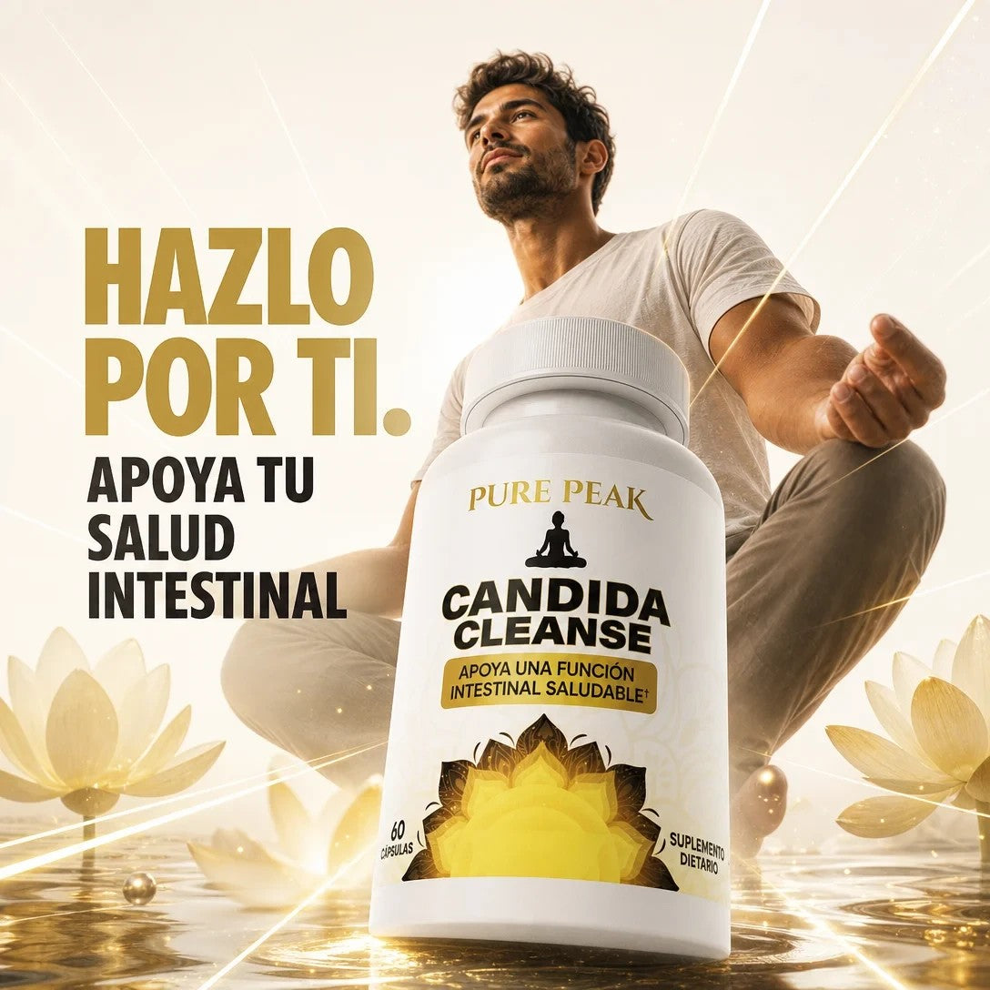 Candida Cleanse apoya tu salud intestinal, suplemento dietético de 60 cápsulas