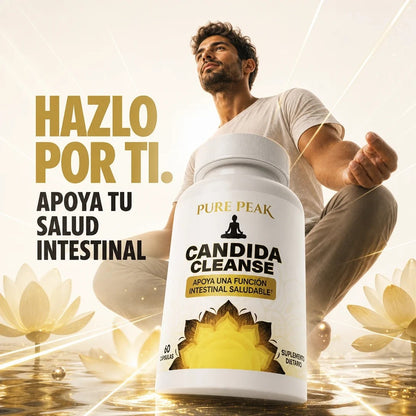 Candida Cleanse apoya tu salud intestinal, suplemento dietético de 60 cápsulas