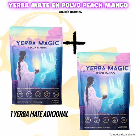 Yerba Mate en Polvo Peach Mango