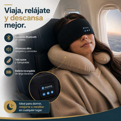 Banda para Dormir Bluetooth | Sueño Profundo y Sin Molestias