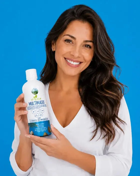 MULTIMAXX COCO — Citrato de Magnesio líquido sabor coco, botella de 1 litro