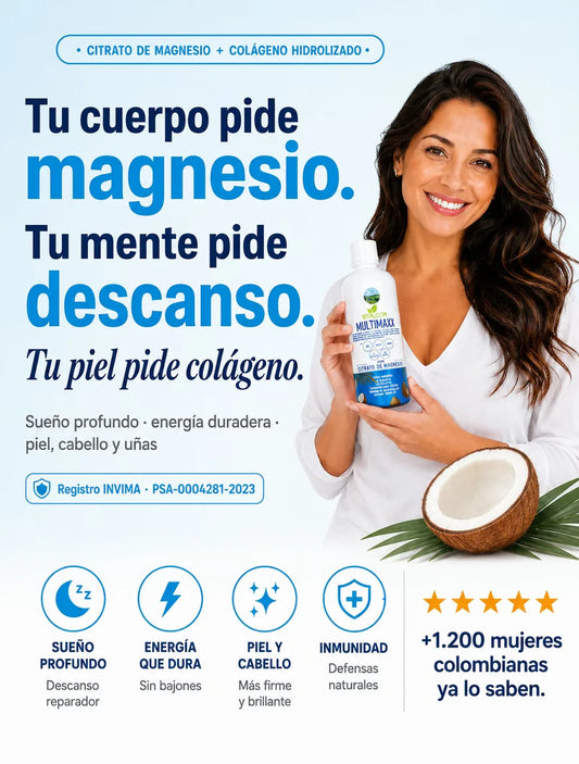 MULTIMAXX COCO — presentación principal del suplemento líquido